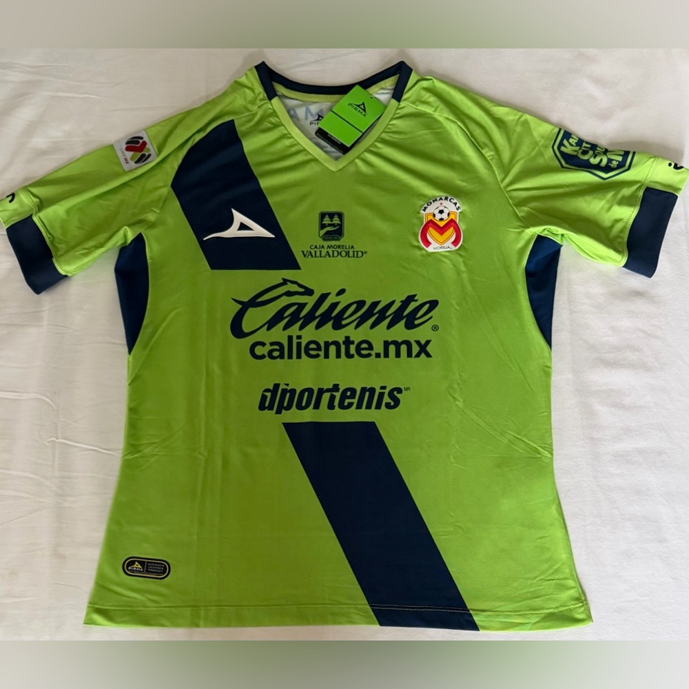 Pirma Monarcas Morelia 2019/20 Away 3rd Soccer Jersey “Shaggy” Men’s Sz: Medium